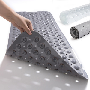 <span class=keywords><strong>Tapis</strong></span> de sol de salle de bain 100*40 en PVC antidérapant au design moderne, massage à bulles pour <span class=keywords><strong>baignoire</strong></span> de pieds, <span class=keywords><strong>tapis</strong></span> de douche à ventouse - Product Image 1