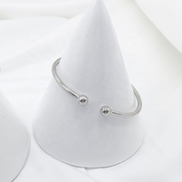 Bracelet de manchettes de vis remplie d'or, Design Simple, bricolage, fabrication de bijoux, vernis, Waterproof, Simple