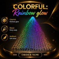 Guirlande lumineuse LED à pixels adressables DMX512, double fil porte-câble, contrôle individuel par point, programmable