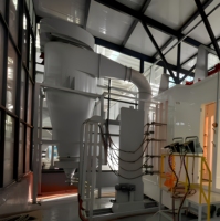 Cabine de peinture électrostatique automatique à haute efficacité avec système de recyclage de la poudre pour l'électronique automobile