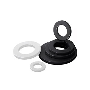 Ming Anjia Nylon Insulating Gasket Round Flat Washer For Electrical Applications Size Variants Available - Product Image 1