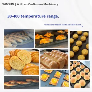 Four combiné commercial multifonctionnel 3-en-1 M&H en acier inoxydable à gaz, plage de température 50-350°F, pour la cuisson et la levée des produits HGC-1Y - Product Image 5