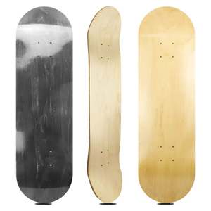 Planche de skate en érable noir pour adolescents, prix d'usine, bon marché - Product Image 1