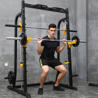 WENDY Station d'entraînement multifonctionnelle Smith Machine en acier inoxydable pour usage commercial et domestique