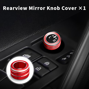 2020-2025 pour Toyota pour Corolla Cross Kit de décoration de couvercle de bouton en alliage d'aluminium comprend l'intérieur de la voiture de rétroviseur - Product Image 6