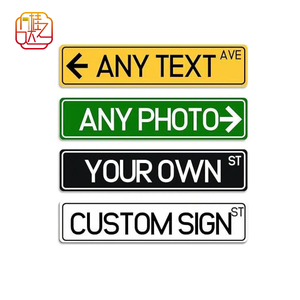 Letrero de Aluminio Personalizado con Nombre de Calle - Placa de Calle/<span class=keywords><strong>Avenida</strong></span> con Texto/<span class=keywords><strong>Foto</strong></span> Personalizado para el Hogar y Regalo - Product Image 1