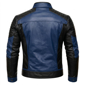 High Quality Waterproof & Breathable OEM Service Wholesale Price Leather Motorcycle <b>Jacket</b> Custom Winter Leather <b>Biker</b> <b>Jacket</b> - Product Image 6