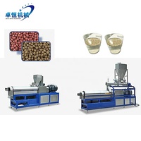 Ligne de production d'aliments pour poissons flottants au prix d'usine Zhuoheng, machine extrudeuse de granulés