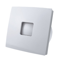 Ventilateur extracteur d'air chaud pour salle de bain, toilettes, avec corps en plastique ABS, pour évacuation de fumée et de liquides