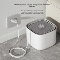 Distributeur d'eau automatique intelligent pour animaux de compagnie, filtre silencieux universel pour chats et chiens, 500g