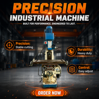 Fraiseuse verticale et à colonne d'occasion ZX6350D, broche de haute précision pour l'usinage de profilés en aluminium
