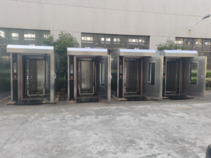 เตาอบลมร้อนแบบหมุนได้ 32 ถาด ใช้แก๊ส 380V แบบพกพา สำหรับร้านอาหาร พร้อมเตาอบสำหรับอบข้าวโพดและถั่วต่างๆ - Product Image 5
