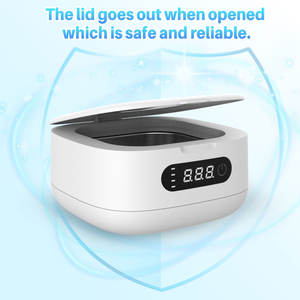 شاشة ليد قابلة لإعادة الشحن للسفر منظف بالموجات فوق الصوتية من النوع C للشحن IPX7 للاستخدام المنزلي RV منظف بالموجات فوق الصوتية - Product Image 4