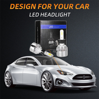 Precio de fábrica JiaChi S2 LED faros delanteros de coche H1 H3 H4 9005 9006 H7 360 grados cuentas COB luminosas Super brillante 24W
