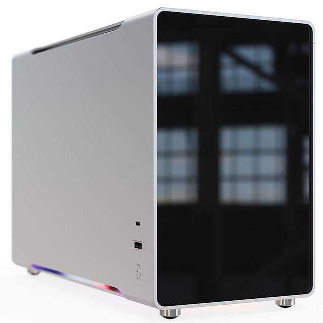 Factory Customized CNC DIY Installation Aluminum PC Case Alloy ITX Mini Computer Case for Gaming, Office, Home Use B6