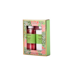 Ensemble cadeau de bain et de spa pour femmes, gel douche et lotion pour le corps au design de rose aromatique Spring Garden, 170 ml - Product Image 3