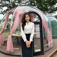 Dôme transparent en polycarbonate de haute qualité pour glamping, chambre étoilée imperméable pour hôtel, restaurant, salle à manger