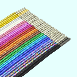 다이아몬드 크리스탈 모조 다이아몬드 반사 코팅 방수 4mm 너비 블링 빛나는 멀티 컬러 럭셔리 스타일 DIY 무지개 신발 끈 - Product Image 6