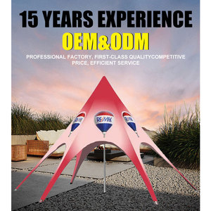 Tùy chỉnh nhuộm thăng hoa in ấn sự kiện lều cắm trại bãi biển căng Sao Lều để bán - Product Image 6