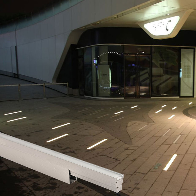 Waterproof Outdoor LED Linear Lighting Profile IP65 Landscape Buried Light for Floor and Pathway Inground Application
