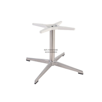 Pieds de meuble en aluminium pour le salon Métal brossé Couleur Table et chaise pliantes Pièces de base Support d'accessoires