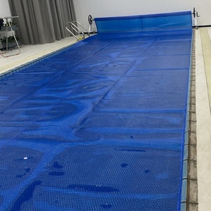Couverture de <span class=keywords><strong>piscine</strong></span> protectrice 400 <span class=keywords><strong>microns</strong></span> <span class=keywords><strong>bulle</strong></span> bleue grandes piscines à couverture solaire flottantes pour <span class=keywords><strong>piscine</strong></span> souterraine - Product Image 1