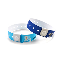 Bracelet d'événement VIP personnalisable Bracelet en PVC réglable pour le contrôle d'accès aux fêtes