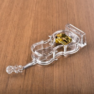 Caja de Música de Acrílico Transparente con Violín de Cuerdas, Souvenir, Regalo, Decoración para Tienda de Música, Boda, San Valentín, Suministro al por Mayor - Product Image 4