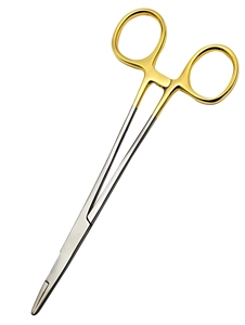 Porte-aiguille Olsen Hegar TC 5,5 pouces, ciseaux porte-aiguille en acier inoxydable, instruments chirurgicaux manuels certifiés CE, vente en gros - Product Image 3