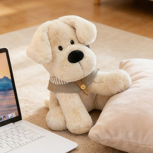Peluche Personalizado <span class=keywords><strong>de</strong></span> Perro Labrador, Muñeco <span class=keywords><strong>de</strong></span> Peluche Suave para Niños, Regalo al por Mayor - Product Image 2