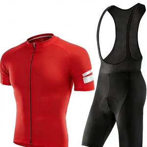 Maillot de cyclisme professionnel à manches courtes, short léger avec rembourrage absorbant les chocs, ensemble maillot et short de cyclisme pour la course sur route - Product Image 3