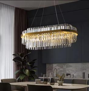 Zèle éclairage hôtel contemporain led luminaires suspendus plafond k9 cristal lustres de luxe moderne - Product Image 5