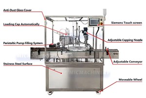 Machine de remplissage automatique de flacons de vernis à ongles avec gouttes pour les yeux, petite bouteille de 10ml et 30ml - Product Image 2