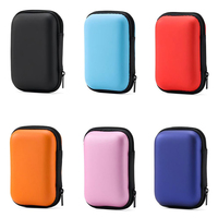 Sac de rangement EVA, rangement pour câbles de données et écouteurs, protection des disques durs, rangement multifonctionnel pour appareils électroniques avec code couleur