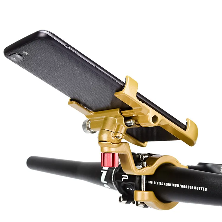 Wholesale metal bicycles mobile phone holder universal motorbike bike handlebar mount aluminum motorcycle cell phone holder