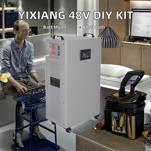 Boîtier de batterie Lifepo4 vertical ASGOFT 48V 16s avec BMS 15kWh 280AH 51.2V Kit DIY sans roues pour utilisation autonome - Product Image 3