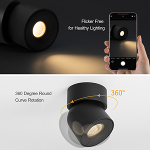 Aisilan Projet de boutique d'hôtel 7w 15w Dimmable Adjustable Anti Glare <span class=keywords><strong>Spot</strong></span> Down Lights Ceiling COB Surface Mounted <span class=keywords><strong>Led</strong></span> Downlight - Product Image 5