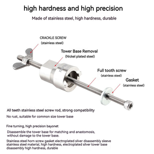 TOOPRE Universal One-Slot Instalación Manga Llave MTB Bicicleta Tambor Torre Base Eliminación <span class=keywords><strong>Herramientas</strong></span> de reparación - Product Image 4