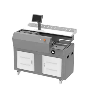 A3, A4 Size Automatische Hot Melt Lijm Perfect Binder Boek Bindmachine Met Beste Prijs