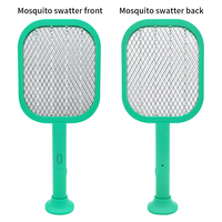 Matamoscas Eléctrico Recargable 2 en 1, Raqueta Antimosquitos, Venta al Por Mayor de Fábrica HXP