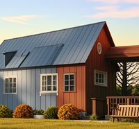 Maison préfabriquée moderne de luxe portable, structure en acier modulaire préfabriquée, maison en acier moderne