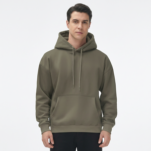 Men's Unisex Hoodies <b>Sweatshirts</b> Half Zip <b>Velour</b> Oversized 100% Cotton Eco-Friendly Digital Printing Winter Customizable Fashion - Product Image 1