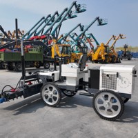 Niveleuse laser automatique diesel pour béton, machine de lissage de sol pour autoroutes, ateliers et fondations de centres commerciaux