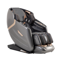 Nouvelle technologie 2026, fauteuil de massage Shiatsu à pression d'air en cuir PU moderne de luxe, fauteuil inclinable à gravité zéro, massage complet du corps