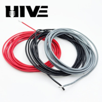 Câble de connexion blindé pour micro de guitare électrique, fil flexible en cuivre pur monoconducteur + fil de terre, 26AWG, noir