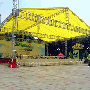 Sistema de Torre de Elevación para Techo de Truss de Aluminio Usado, Iluminación de Escenario, Truss Cuadrado con Pernos, en Oferta, 300x300mm 400x400mm - Product Image 4