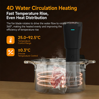 Cuisinière à basse température et circulateur à immersion sous vide 850W 1000W personnalisés en usine avec écran tactile numérique