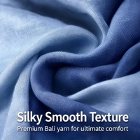 Écharpe en polyester pour homme, motif dégradé bleu, légère et chaude, idéale pour le printemps, design tendance en cercle