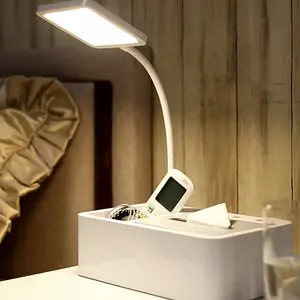 Großhandel bett gebaut tische lichter-Abajour Tisch lampe dekorative Cartoon nordische moderne Wand Lese lampe Laptop Bett Schreibtisch in Schreibtisch Licht mit Stift halter gebaut