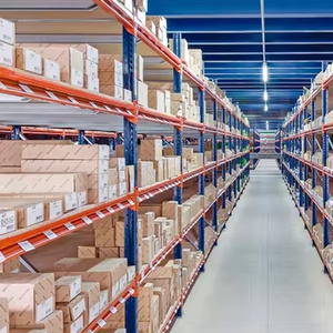 ระบบชั้นวางเหล็กแบบเบา ดีไซน์ทรงหยดน้ำ แบบเลือกได้ 5 ชั้น ป้องกันการกัดกร่อน ผิวขัดเงา สำหรับคลังสินค้าขนาดใหญ่ - Product Image 5